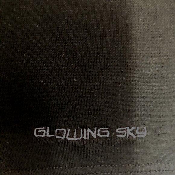 Glowing Sky Mens XXL Black Merino Wool Half-Zip Sweater Lightweight Base Layer - Picture 7 of 12